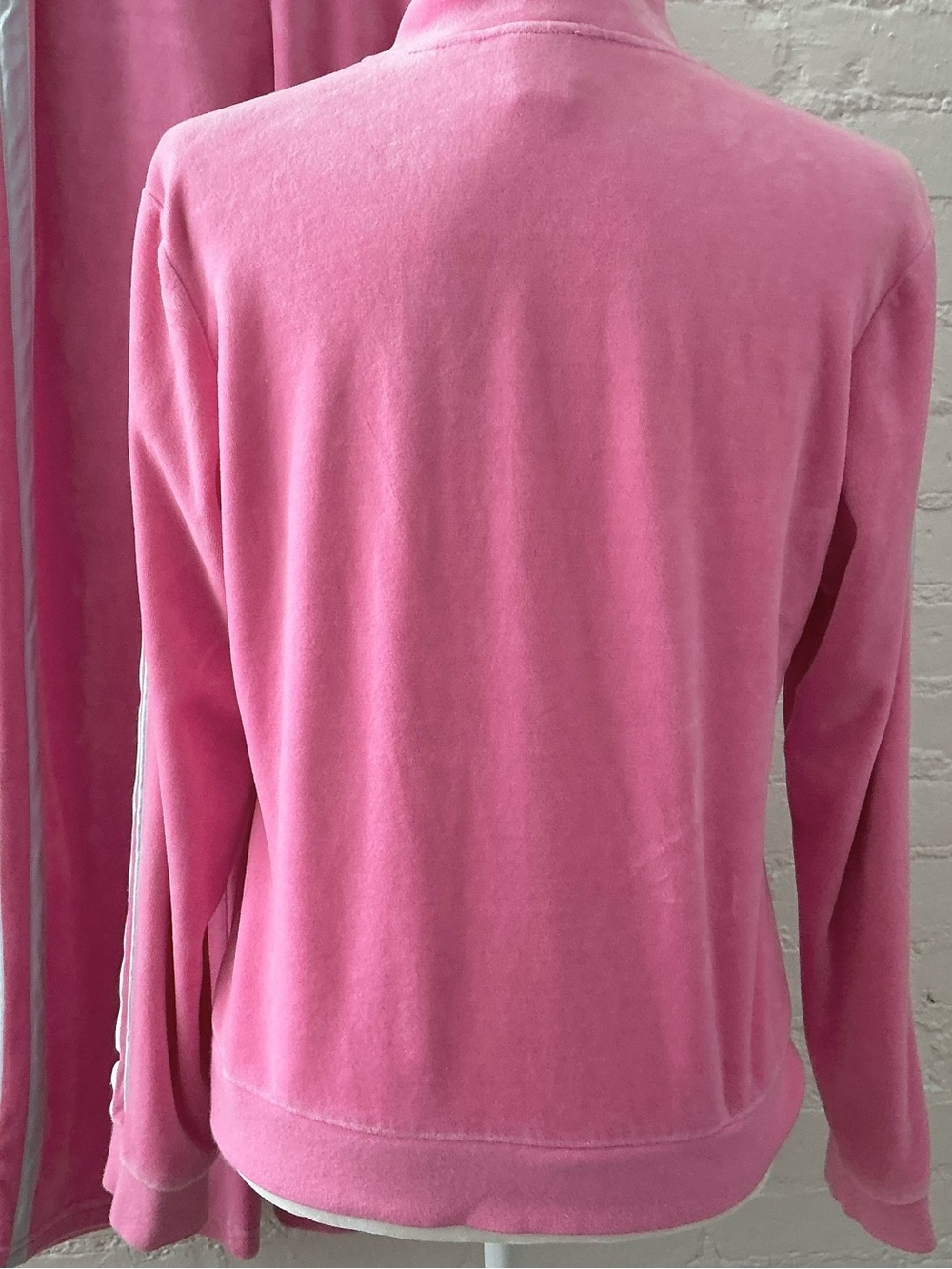 Mary Kay 2 Piece Avia Activewear Pink Velour Co-Ord Track Suit Size M Rare VTG - Picture 6 of 16